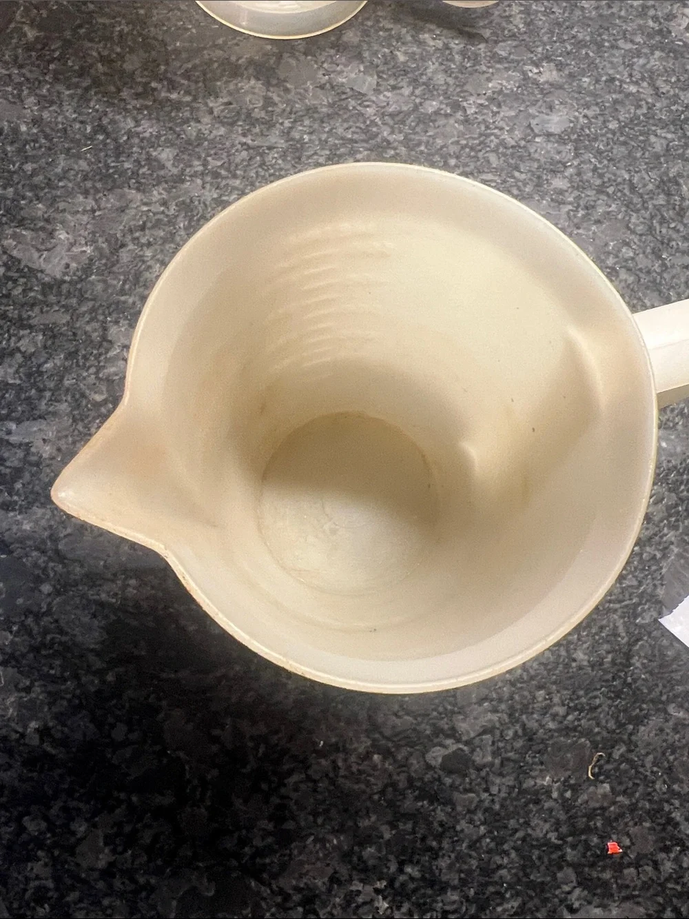 Set of 2 Vintage Tupperware Translucent Plastic Measuring Cups  Well used
